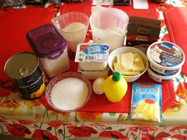 Mascarpone Pfirsich Zupfkuchen - Rezept - Bild Nr. 3699