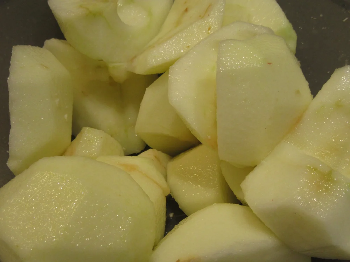 Backen: Apfel-Schoko-Kuchen mit Karamell-Ganache - Rezept - Bild Nr. 3701