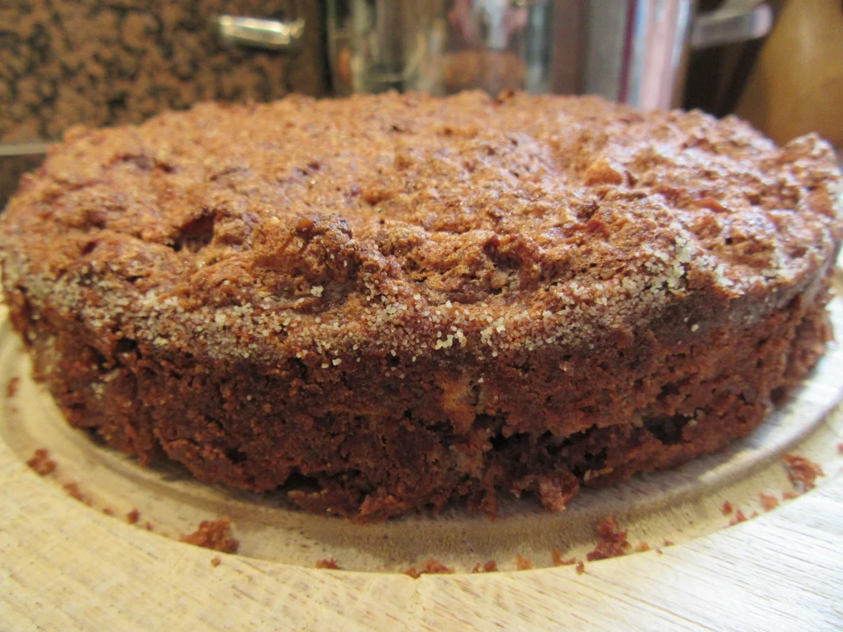 Backen: Apfel-Schoko-Kuchen mit Karamell-Ganache - Rezept - Bild Nr. 3705