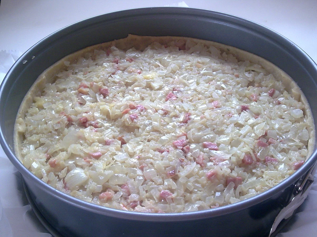 Rezept: Kuchen - Zwiebelkuchen Bild Nr. 3708 Kuchen - Zwiebelkuchen - Rezept - Bild Nr. 3708