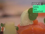 Gebeizter Saibling mit Gurke und Passionsfrucht - Rezept - Bild Nr. 2