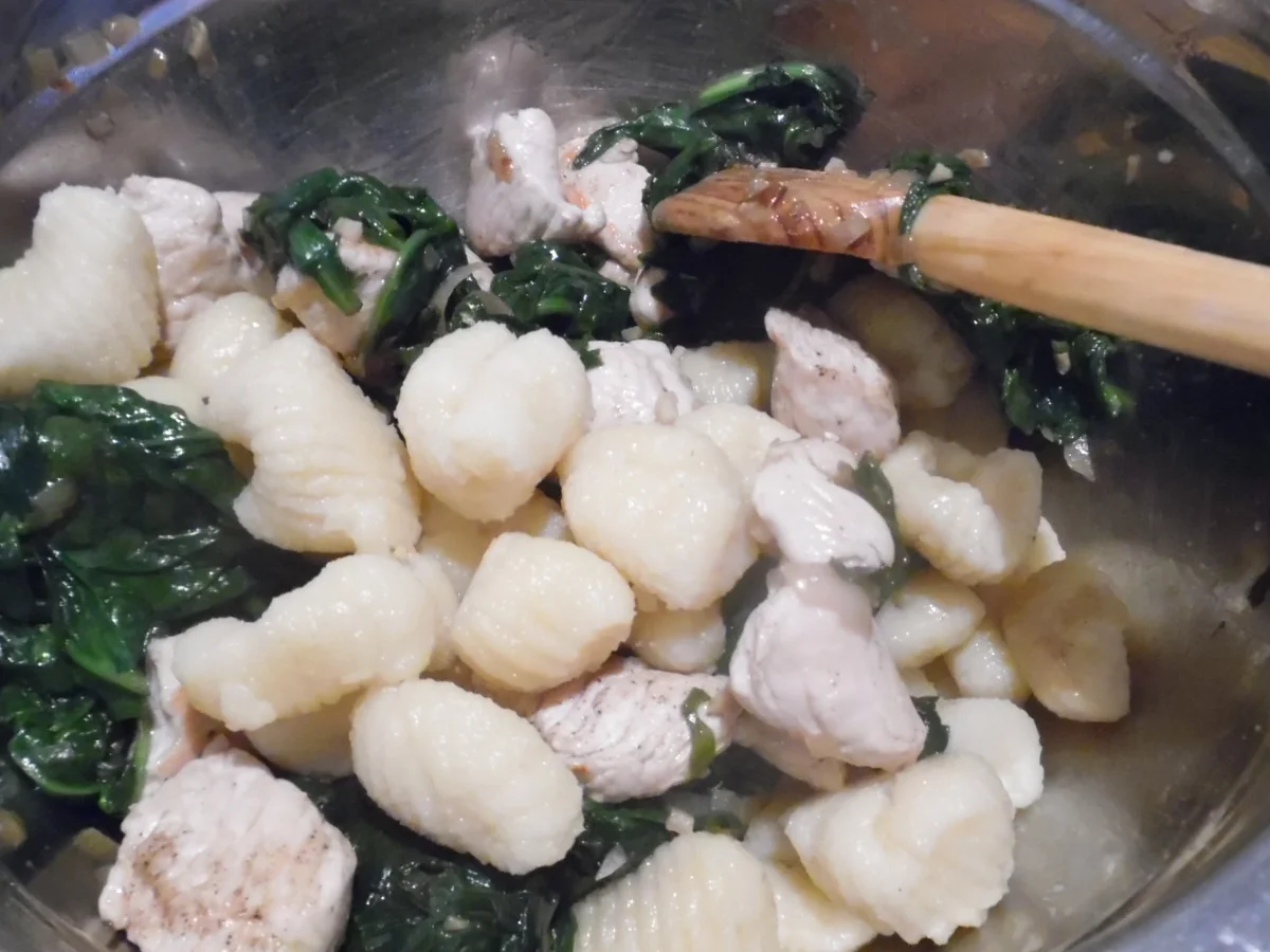 Gnocchi-Auflauf mit Pute und Spinat - Rezept - Bild Nr. 3702
