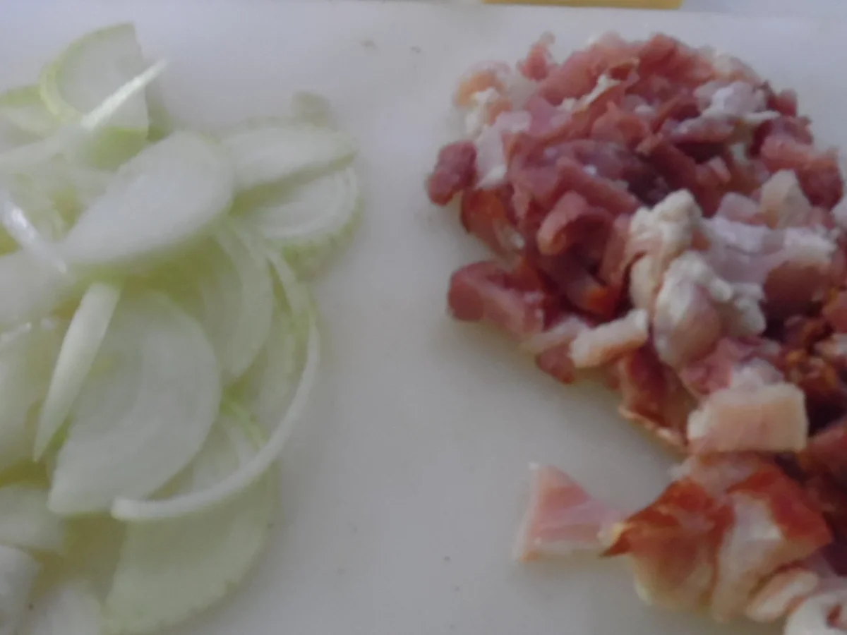 Rezept: Ofen-Schnitzel "Elsässer Art" mit Kartoffel-Möhren-Stampf und Romanesco Bild Nr. 5 Ofen-Schnitzel "Elsässer Art" mit Kartoffel-Möhren-Stampf und Romanesco - Rezept - Bild Nr. 5