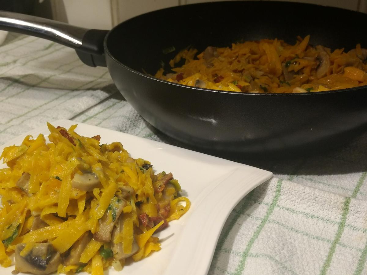 BiNe` S KÜRBIS - CHAMPIGNONPFANNE - Rezept - kochbar.de