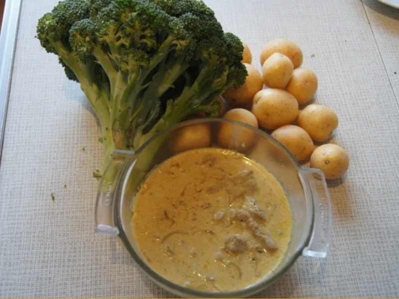 Kalbsfleischgeschnetzeltes mit Brokkoli und Drillingen - Rezept - Bild Nr. 3709