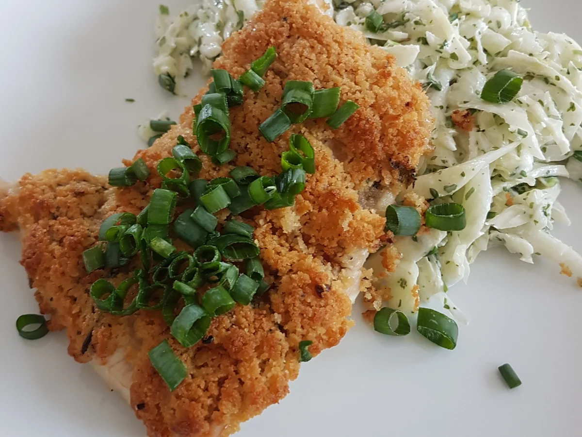 Putenschnitzel aus dem Ofen mit Fenchelsalat - Rezept - Bild Nr. 3707