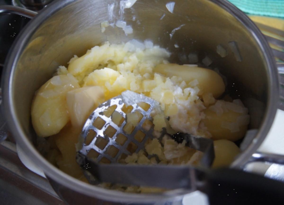 Kasseler auf tschechischen Sauerkraut mit Meerrettich-Kartoffelstampf - Rezept - Bild Nr. 3720