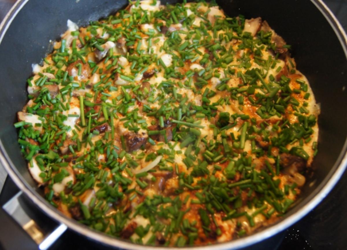 Champignon-Mozzarella-Omelett - Rezept - Bild Nr. 3725