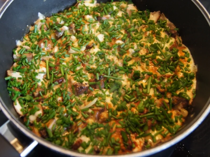 Champignon-Mozzarella-Omelett - Rezept - Bild Nr. 3725