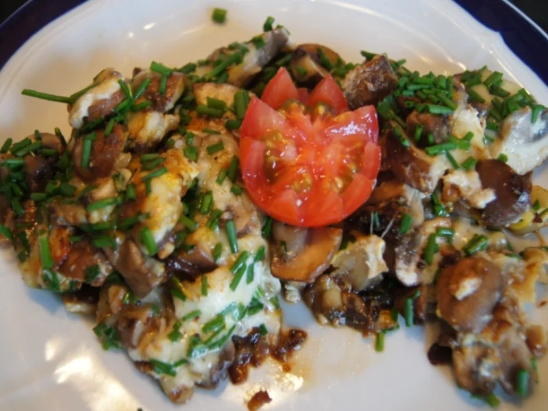 Champignon-Mozzarella-Omelett - Rezept - Bild Nr. 3726