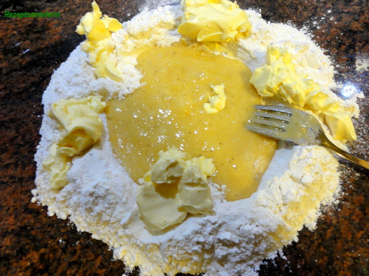 Mürbeteig: BIRNEN ~ SCHMAND ~ KUCHEN - einfach - von Rezeptsammlerin