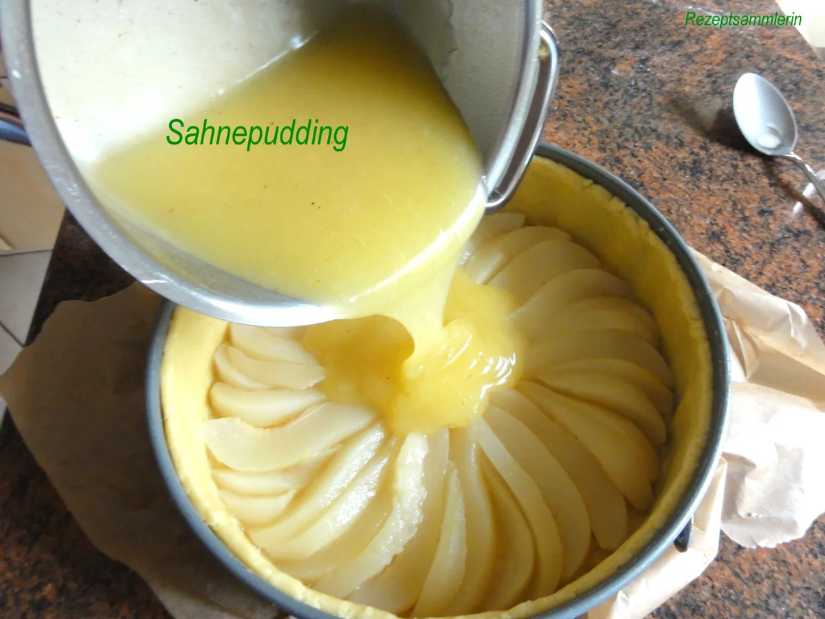 Rezept: Mürbeteig: BIRNEN ~ SCHMAND ~ KUCHEN Bild Nr. 3763 Mürbeteig: BIRNEN ~ SCHMAND ~ KUCHEN - Rezept - Bild Nr. 3763