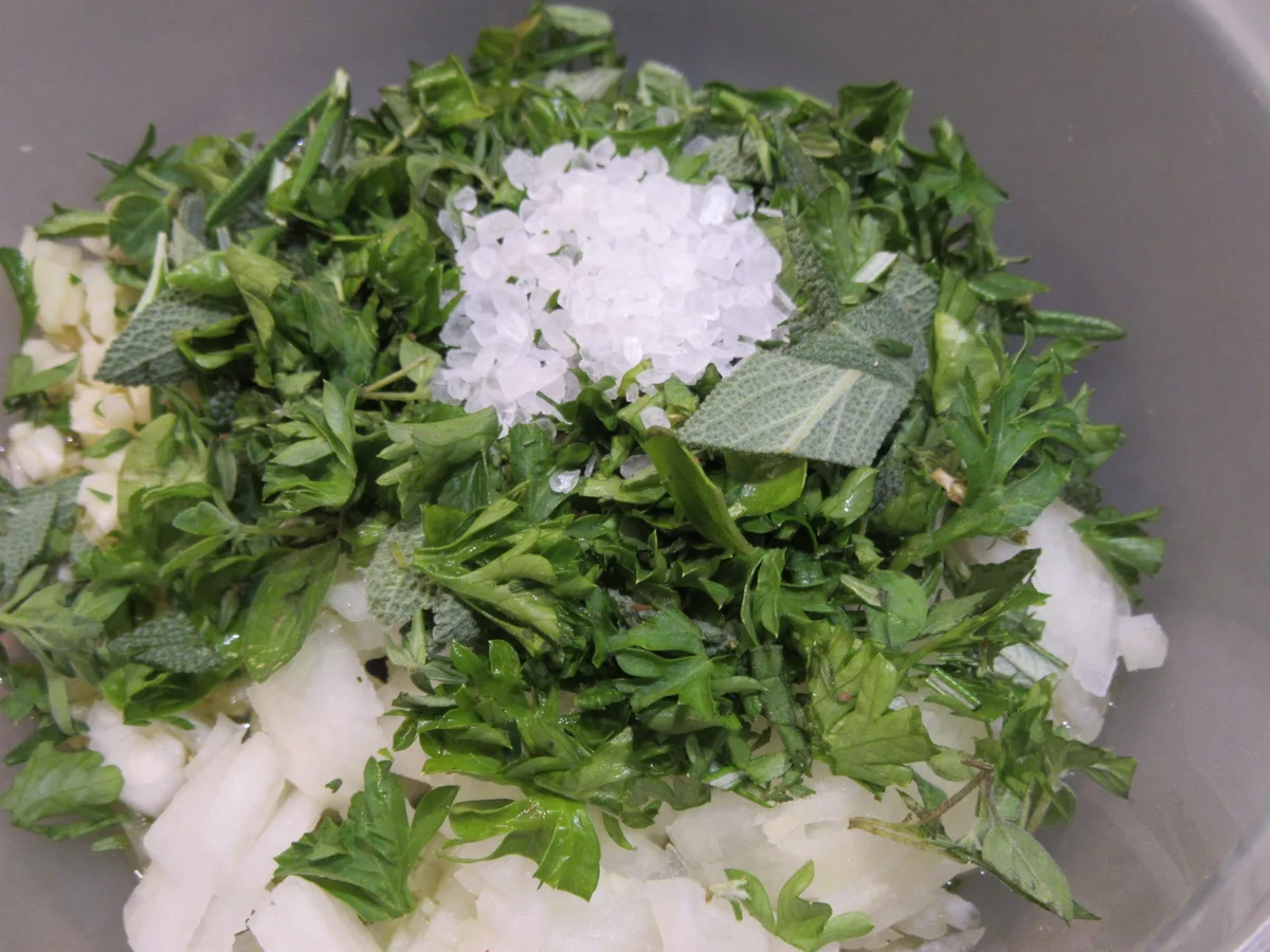 Rezept: Fleisch: Gefüllte Lammkeule Bild Nr. 3771 Fleisch: Gefüllte Lammkeule - Rezept - Bild Nr. 3771