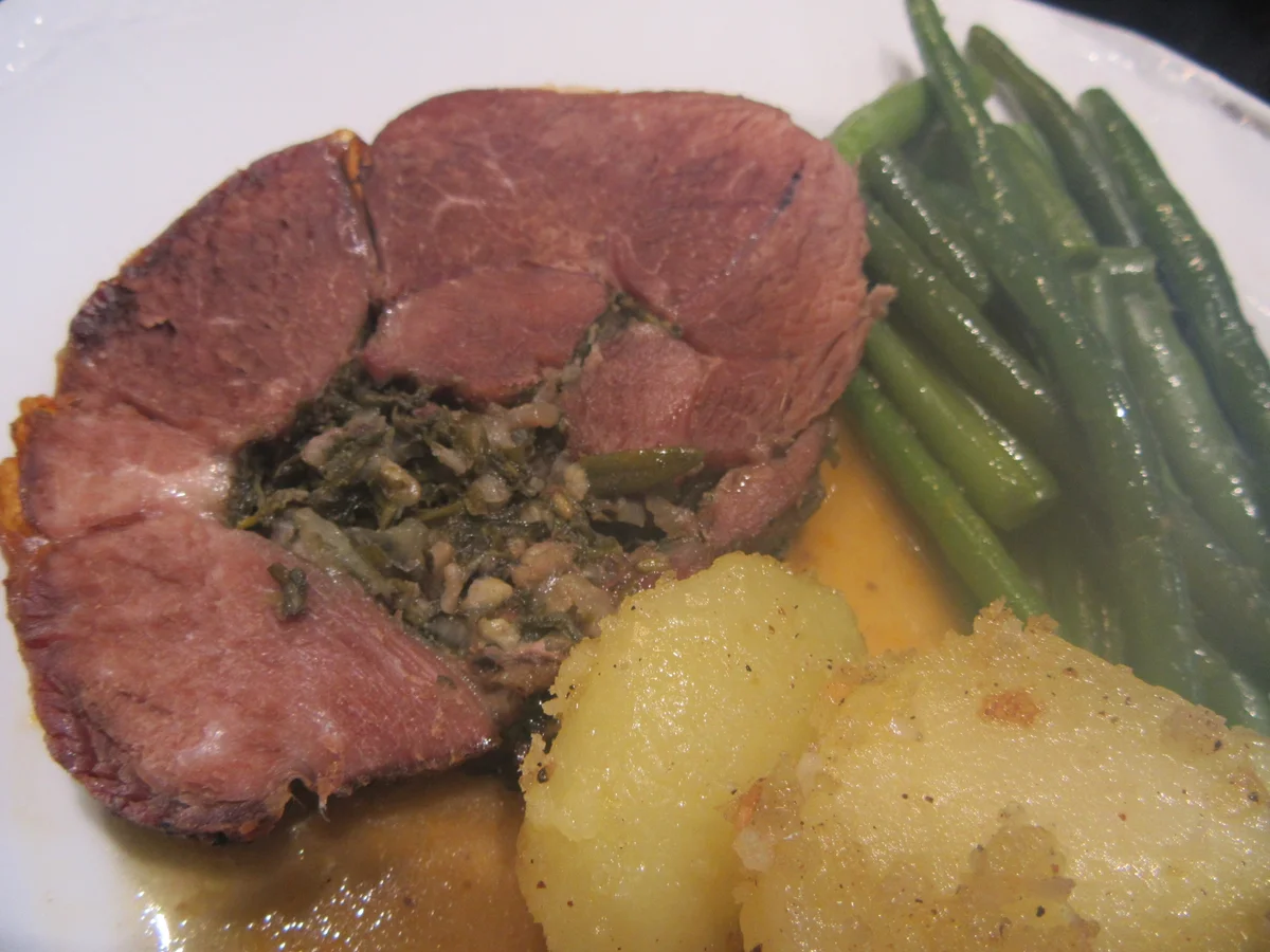 Rezept: Fleisch: Gefüllte Lammkeule Bild Nr. 3778 Fleisch: Gefüllte Lammkeule - Rezept - Bild Nr. 3778