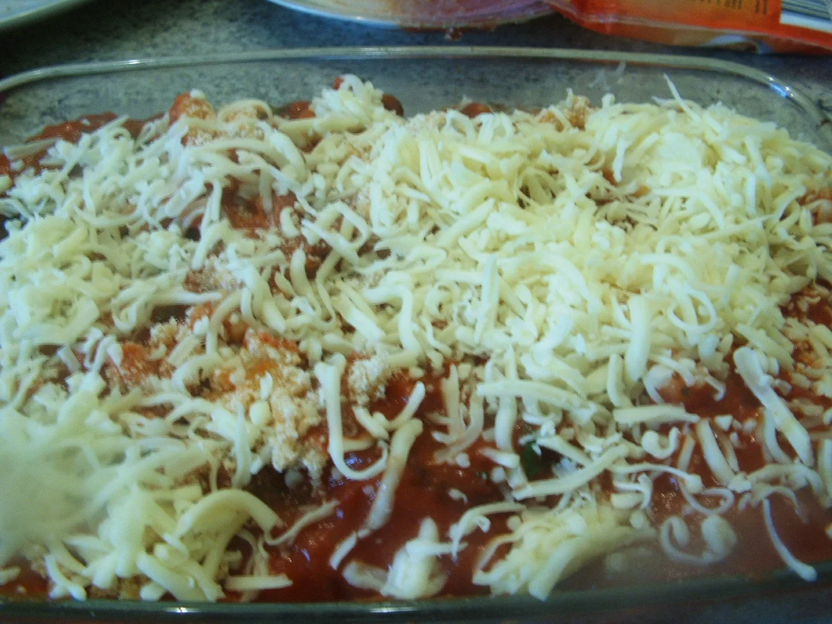 Rezept: Nudel-Jägerschnitzel-Auflauf Bild Nr. 8 Nudel-Jägerschnitzel-Auflauf - Rezept - Bild Nr. 8