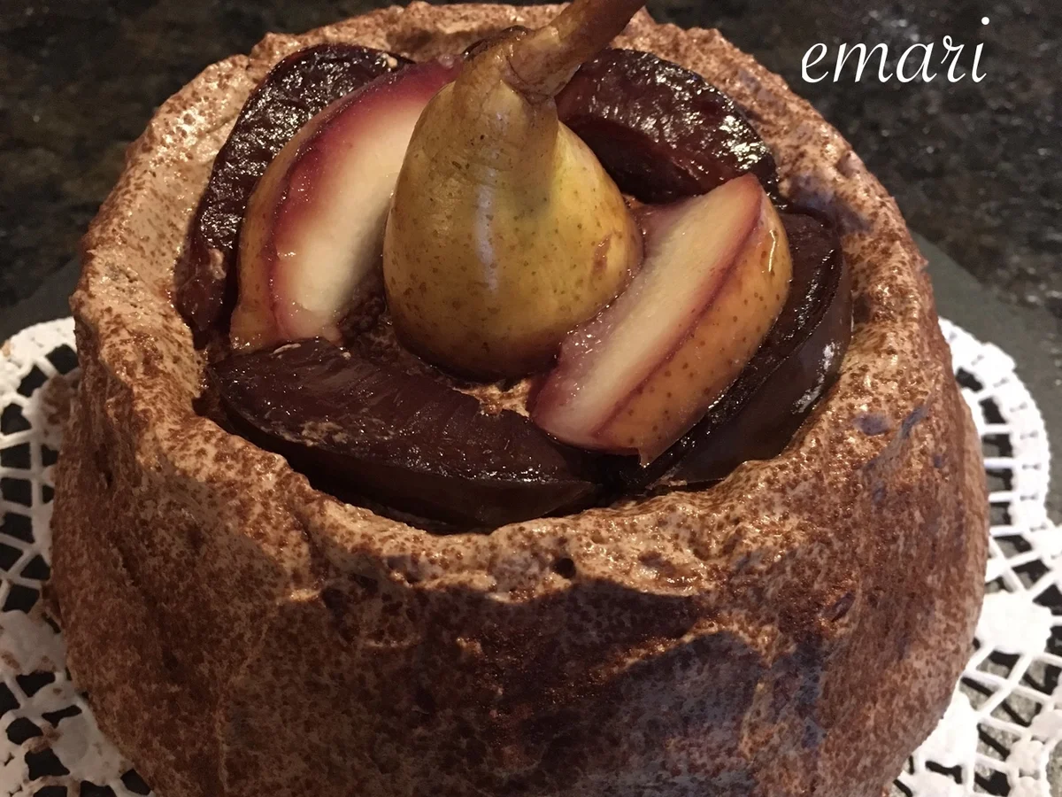 2 verschiedene Schokotörtchen mit Pistazien - Schoko - Sahne -  Füllung - Rezept - Bild Nr. 3786