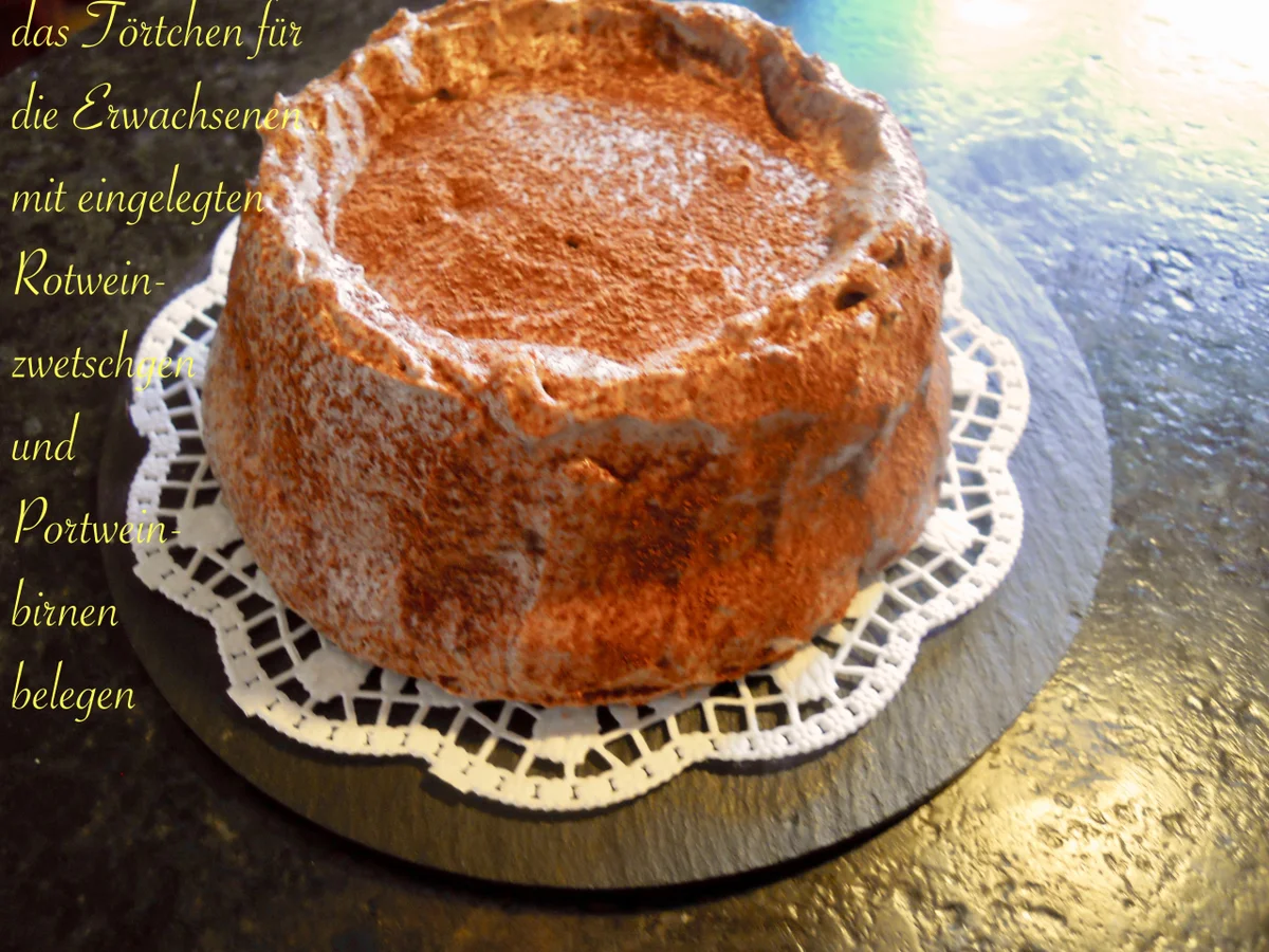 2 verschiedene Schokotörtchen mit Pistazien - Schoko - Sahne -  Füllung - Rezept - Bild Nr. 3789