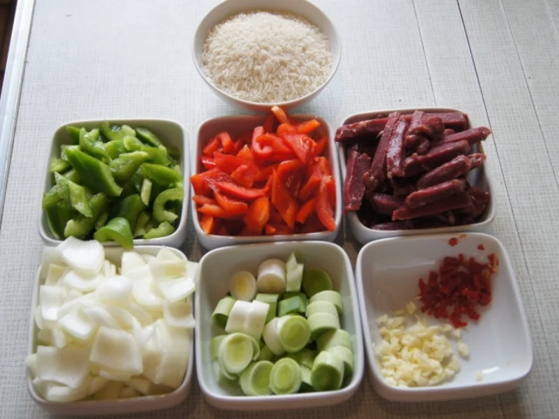 Rindfleischstreifen mit Gemüse im Wok und Basmati Reis - Rezept - Bild Nr. 3788