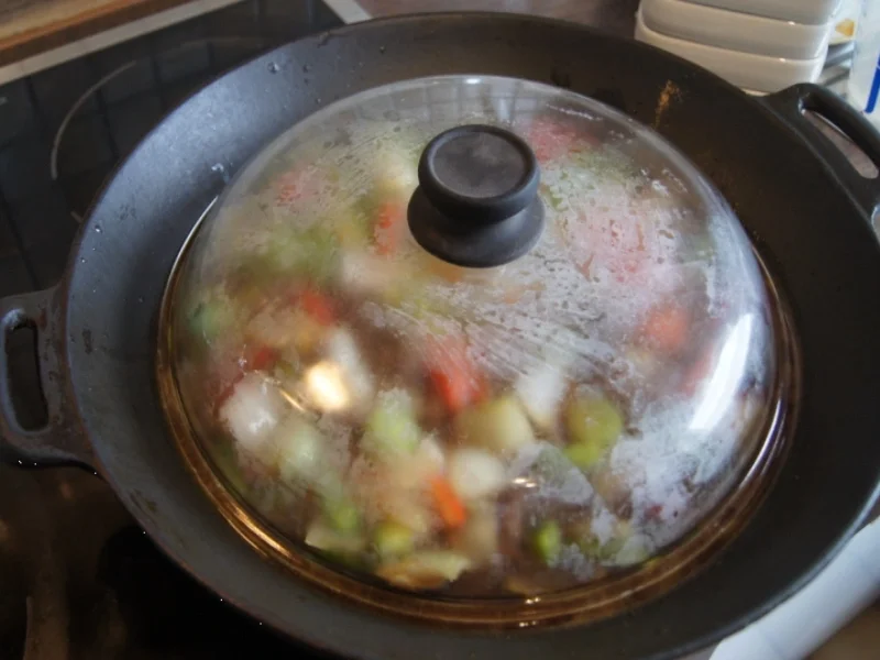 Rindfleischstreifen mit Gemüse im Wok und Basmati Reis - Rezept - Bild Nr. 3795