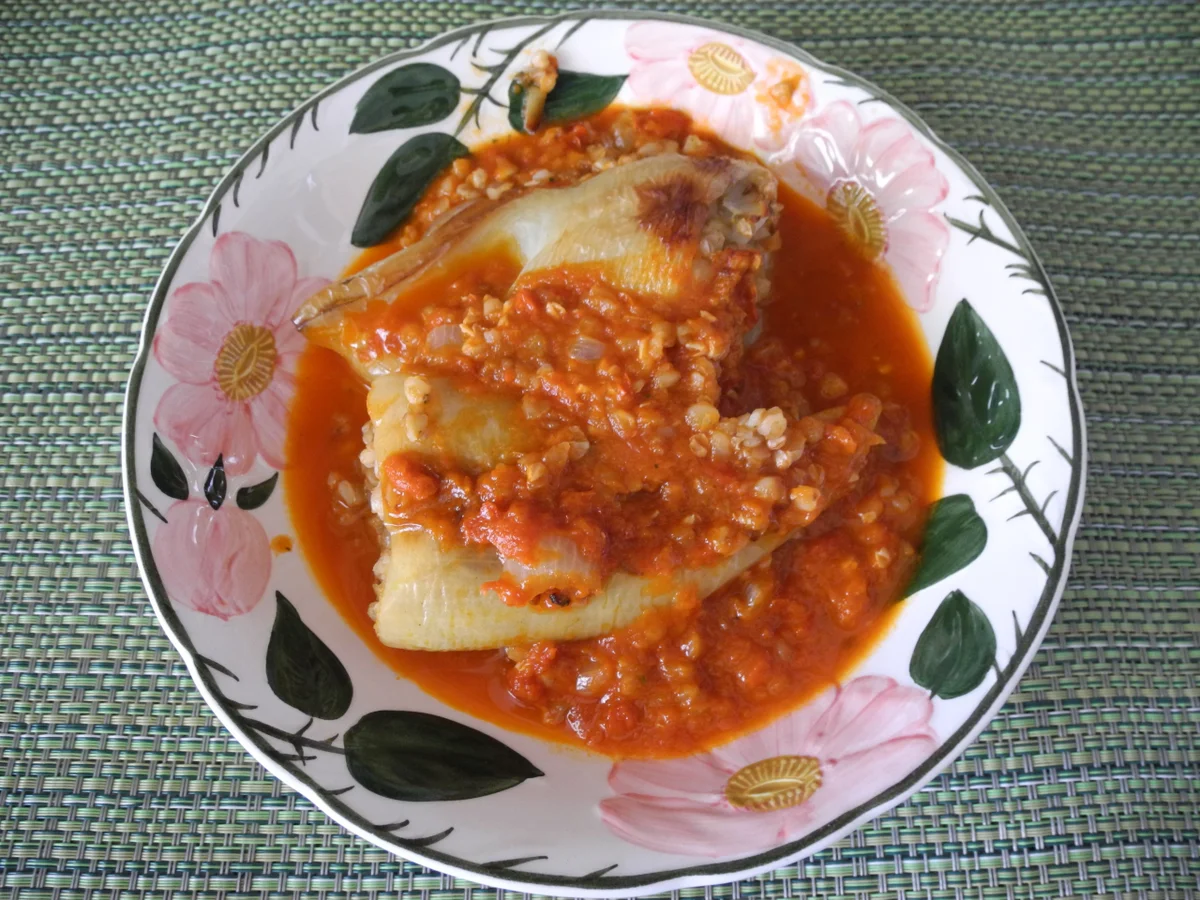 Paprikaschoten gefüllt mit Buchweizen - Rezept - Bild Nr. 3786