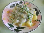 Schmorgurken mit Ceshewkernsoße - Rezept - Bild Nr. 3786