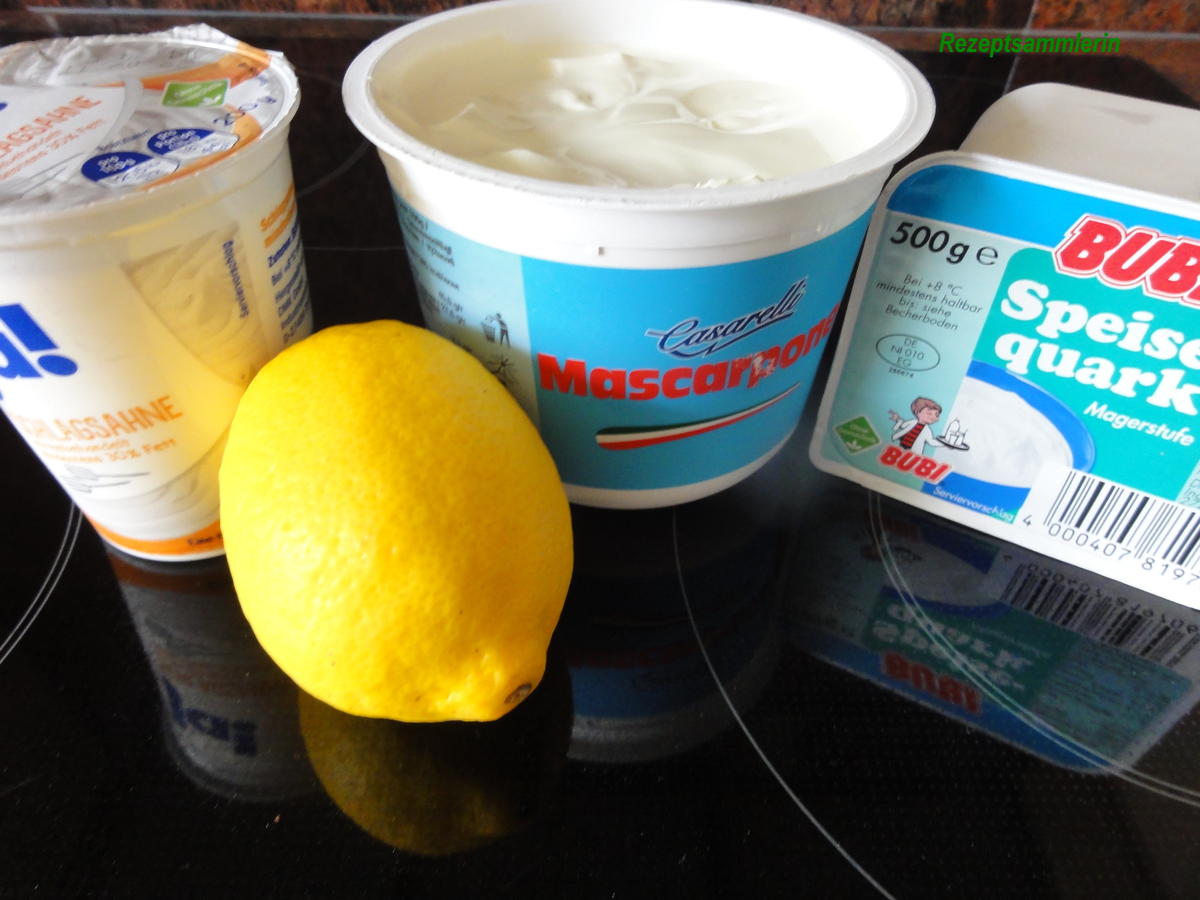 Biskuit:  LIMONCELLO ~ MASCARPONE  ~ QUARK - Rezept - Bild Nr. 3789