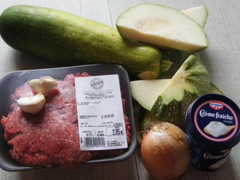 Rinderhackfleisch-Zucchini-Pfanne mit Drillingen - Rezept - Bild Nr. 3800