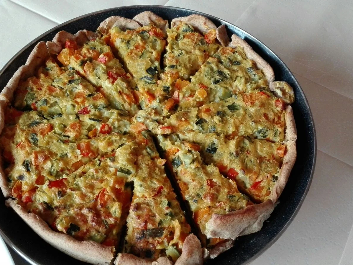 Kürbis - Zucchini -Tarte - Rezept - Bild Nr. 2