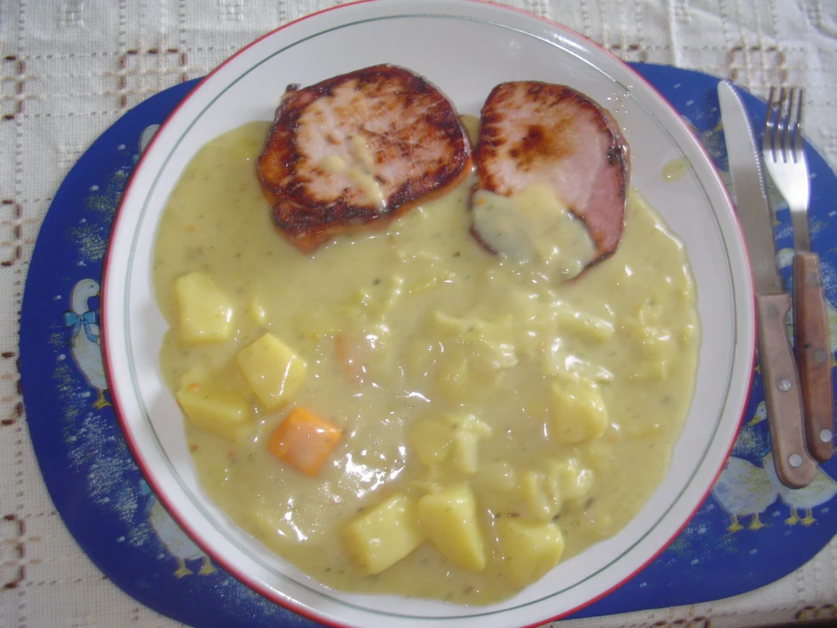 Gemüseeintopf mit Kassler frei Schnauze - Rezept - Bild Nr. 3787