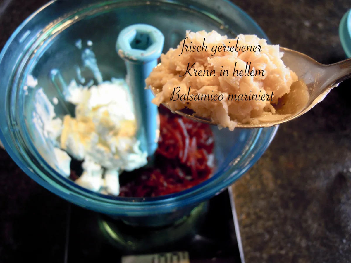 Cremiger Rote Rüben Aufstrich / bzw. Rote Bete Aufstrich - Rezept - Bild Nr. 3823