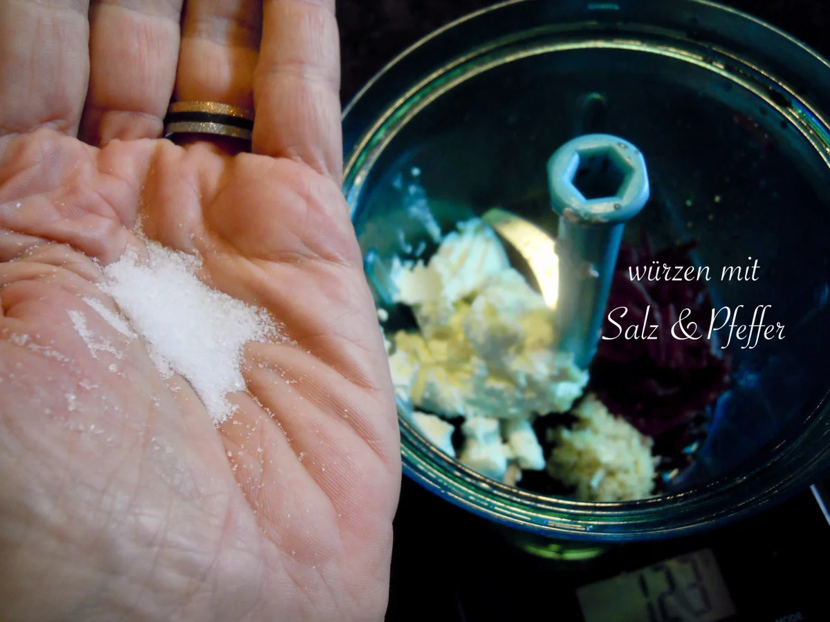 Cremiger Rote Rüben Aufstrich / bzw. Rote Bete Aufstrich - Rezept - Bild Nr. 3830