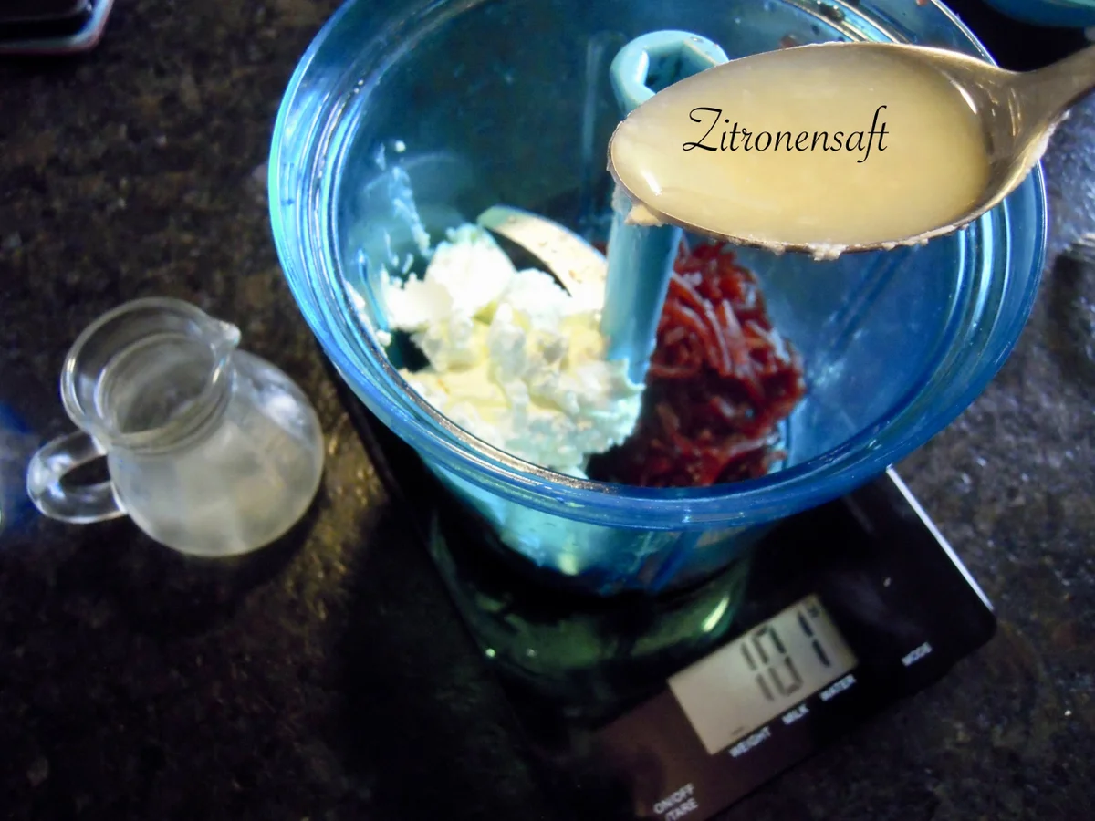 Cremiger Rote Rüben Aufstrich / bzw. Rote Bete Aufstrich - Rezept - Bild Nr. 3829