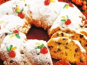 Mandel Stollen Kranz - Rezept