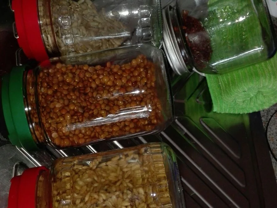 Rezept: Feldsalat mit gekeimten Mungbohnen und Hafer Bild Nr. 3800 Feldsalat mit gekeimten Mungbohnen und Hafer - Rezept - Bild Nr. 3800