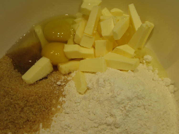 Backen: Apfelkuchen mit Nussfüllung - einfach - von lunapiena