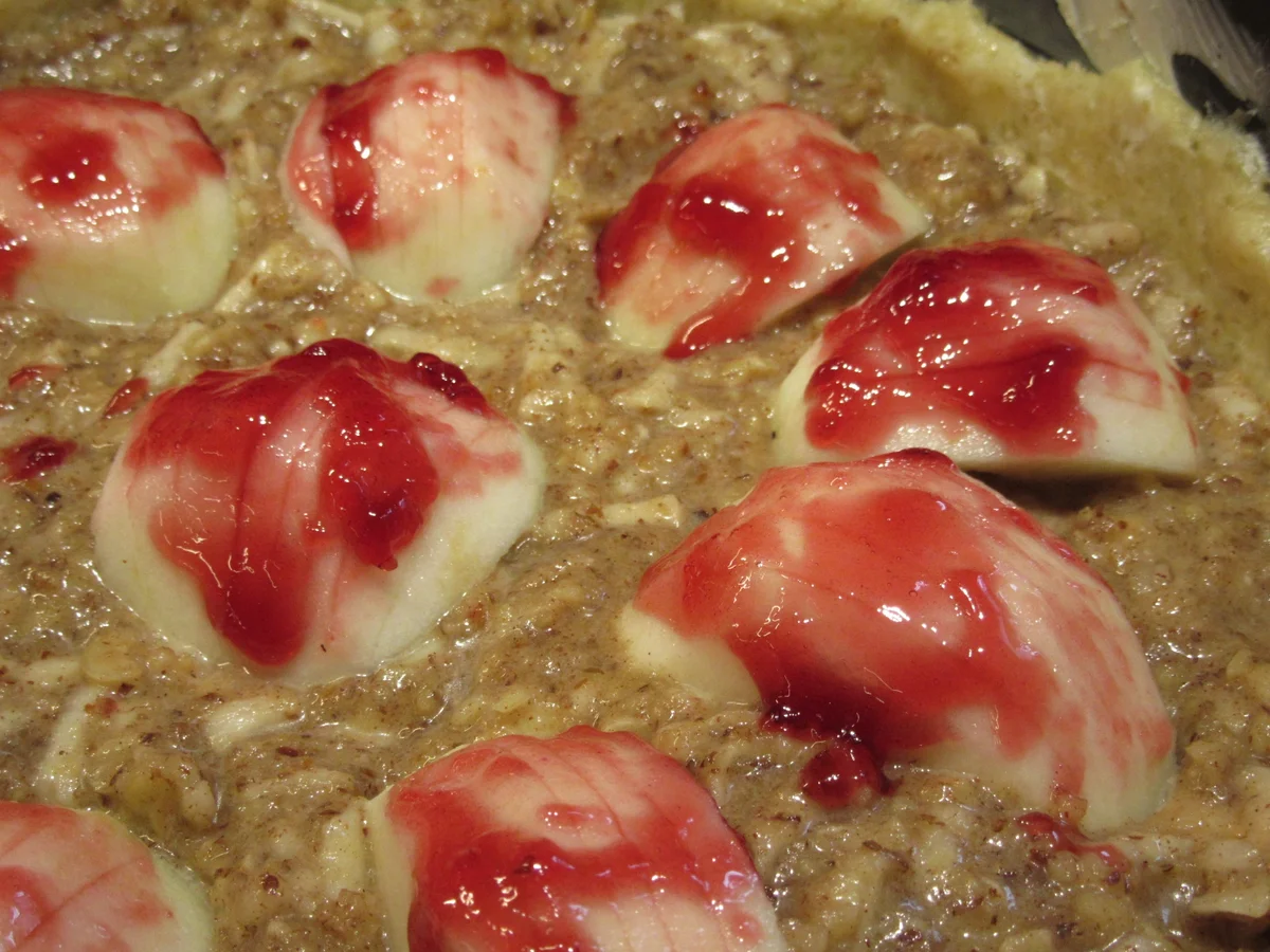 Backen: Apfelkuchen mit Nussfüllung - Rezept - Bild Nr. 3803