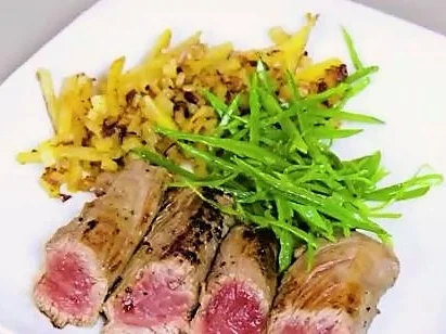 Lammfilet mit Kartoffeln und Gemüse - Rezept - Bild Nr. 4