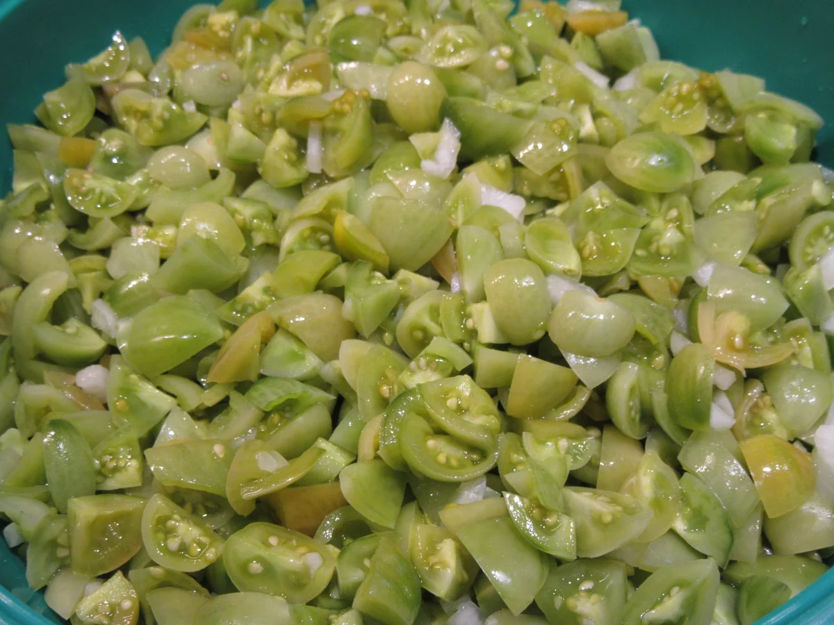 Vorrat: Grüne-Tomaten-Chutney - Rezept - Bild Nr. 3814