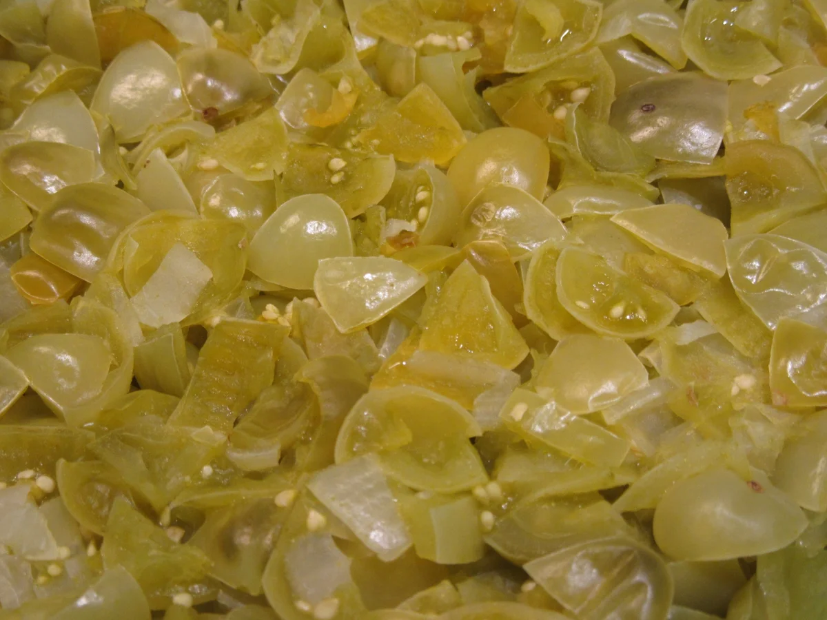 Vorrat: Grüne-Tomaten-Chutney - Rezept - Bild Nr. 3815