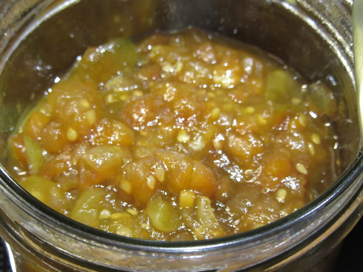 Vorrat: Grüne-Tomaten-Chutney - Rezept - Bild Nr. 3820