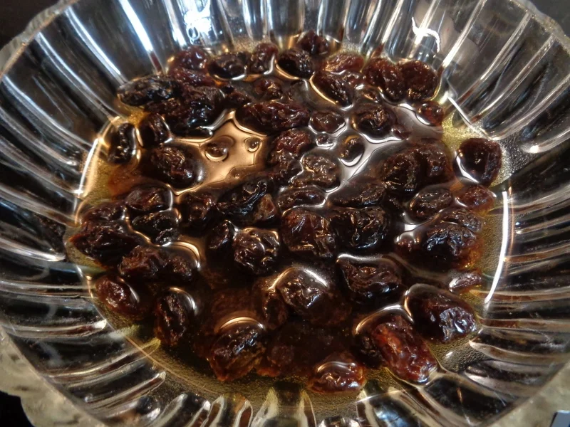 Rezept: Calvadosapfel, Sultaninen und Mandeln ... Bild Nr. 3815 Calvadosapfel, Sultaninen und Mandeln ... - Rezept - Bild Nr. 3815