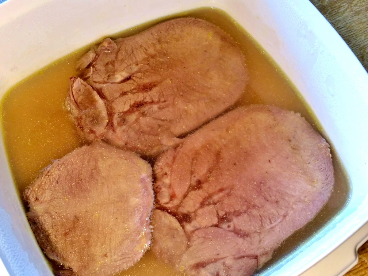 Rinderzunge in Meerrettichsoße - Rezept - Bild Nr. 3815