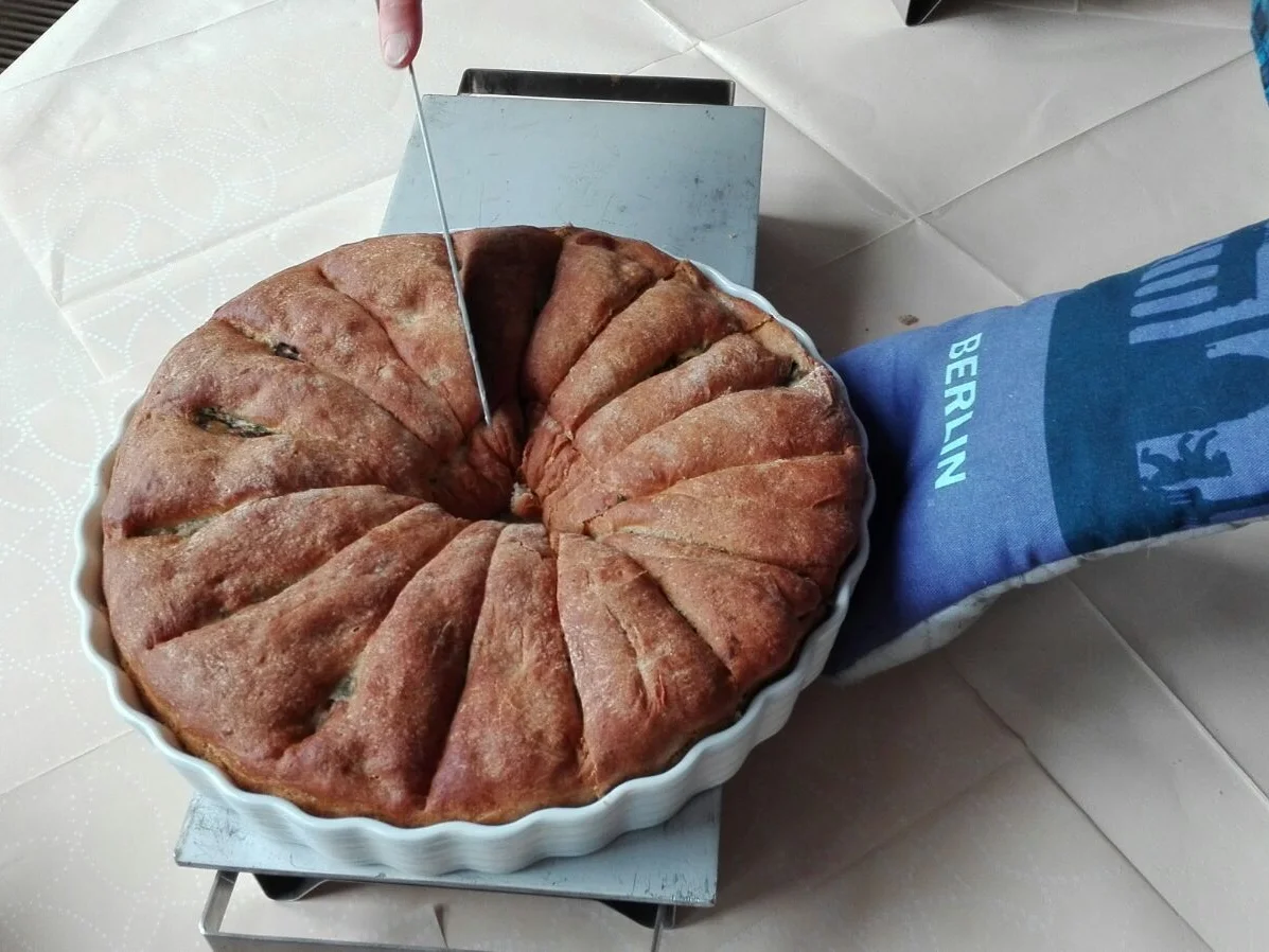 Rezept: Pizzakranz mit Spinatfüllung Bild Nr. 3821 Pizzakranz mit Spinatfüllung - Rezept - Bild Nr. 3821