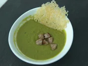 Harzer Erbsensüppchen mit Gose Bratwurst-Croutons - Rezept - Bild Nr. 2