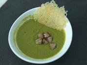 Harzer Erbsensüppchen mit Gose Bratwurst-Croutons - Rezept - Bild Nr. 2