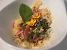 Rezept: Selbstgemachte Nudeln mit Spinat und Tomaten Bild Nr. 2 Selbstgemachte Nudeln mit Spinat und Tomaten - Rezept - Bild Nr. 2