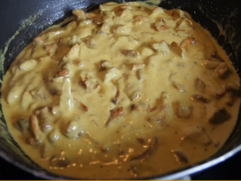 Rezept: Schnitzel mit Rahmpfifferlingen und Spätzle Bild Nr. 3825 Schnitzel mit Rahmpfifferlingen und Spätzle - Rezept - Bild Nr. 3825