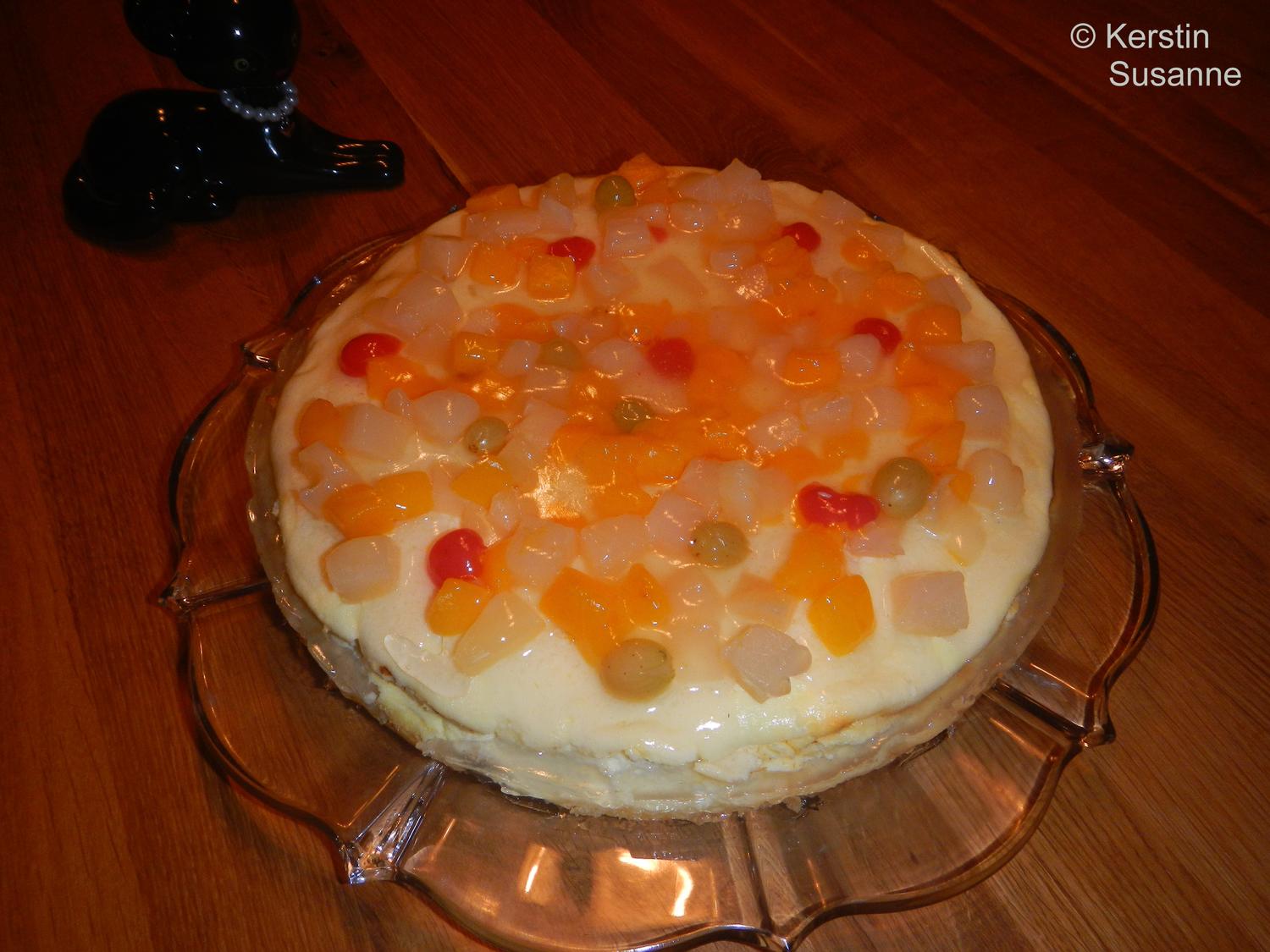 Quark-Obst-Kuchen - Rezept mit Bild - kochbar.de