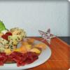 Carpaccio mit Salat im Grana Padano-Körbchen - Rezept - Bild Nr. 3825