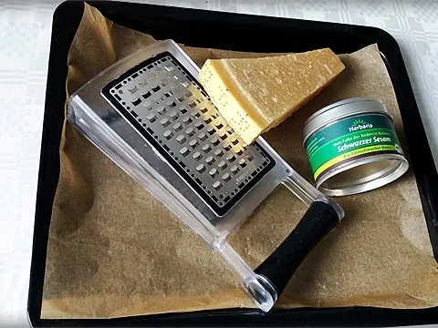 Rezept: Carpaccio mit Salat im Grana Padano-Körbchen Bild Nr. 3827 Carpaccio mit Salat im Grana Padano-Körbchen - Rezept - Bild Nr. 3827